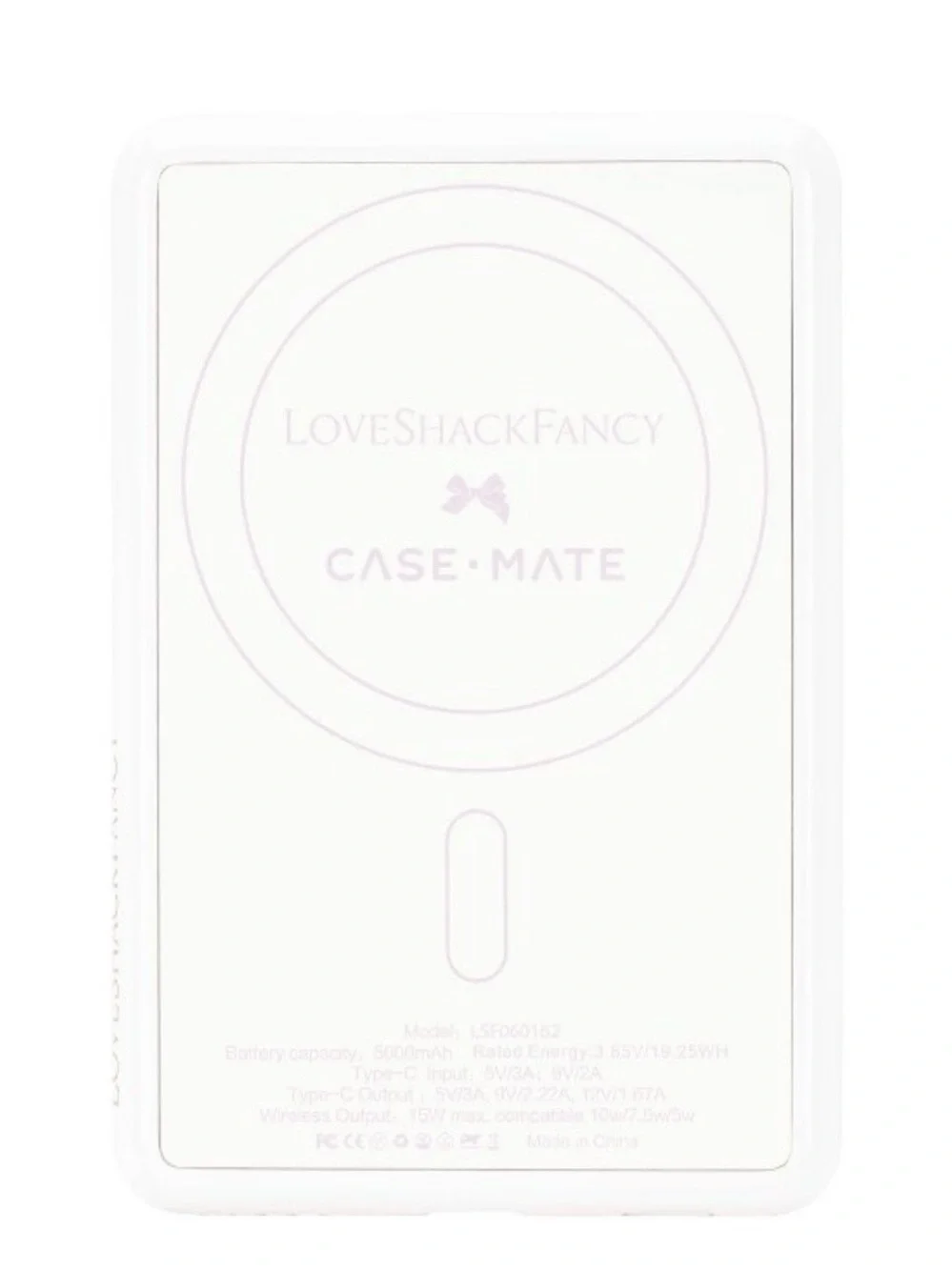 LoveShackFancy X Target Battery pack Charger